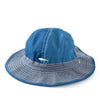 (AH268) Indigo Patchwork Hat