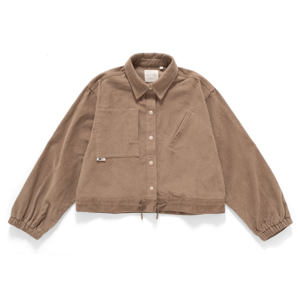 (BL005) Cropped Corduroy Blouse Jacket