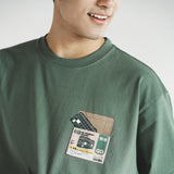 (ZT1540) Toybox Tramway Pocket Tee