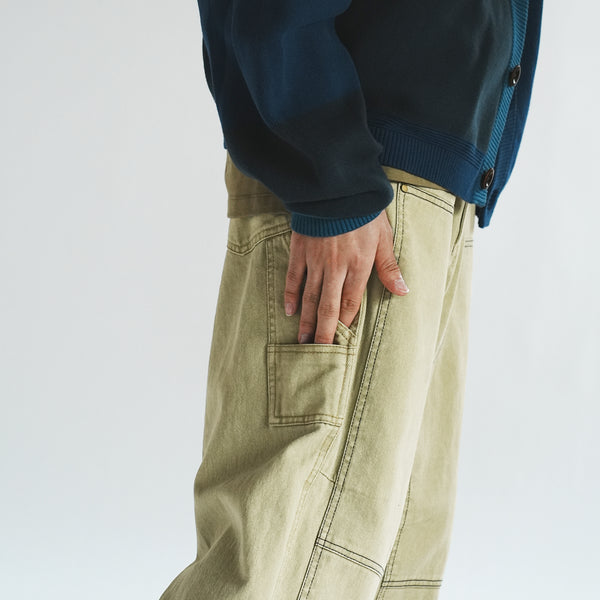 (PT379) Garment Dye Worker Pants