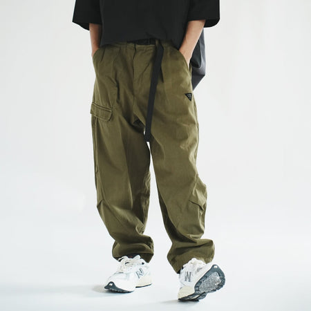 (PT355) Ankle Cropped Lightweight Wide Pants