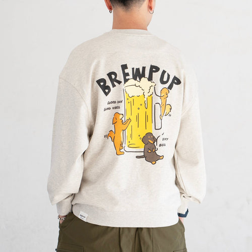 (ZW501) BREWPUP Graphic Sweater