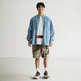 (YS379) Sleeve Patchwork Shirt (Online Exclusive)