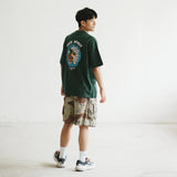 (ZT1457) Native American Cheif Graphic Patch Tee