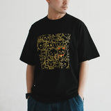 (ZT1607) Lucky Cat Embroidery Tee