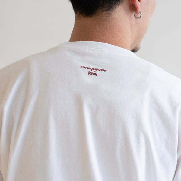 (EX471) Graphic Embroidery Pocket Tee