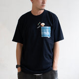 (EX538) All Real Graphic Pocket Tee