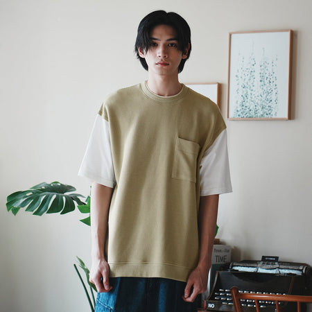 (EX502) Square Collar Tee