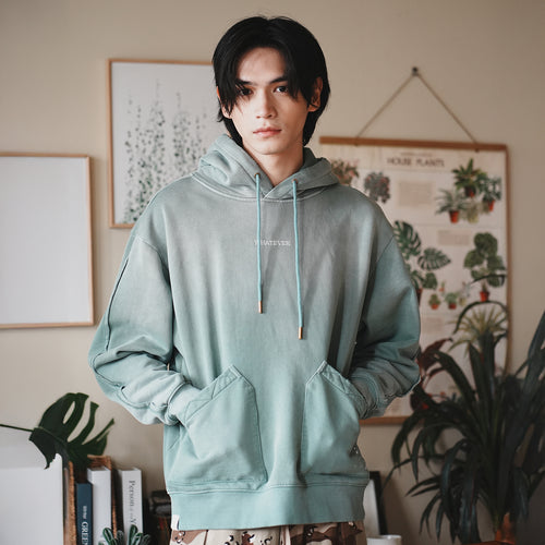 (SW470) Garment Dye Wash Hoodie