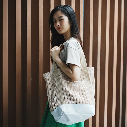 (EX503) Knitted Tote Bag