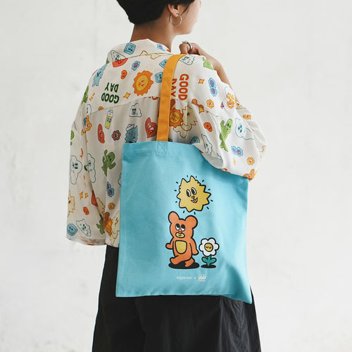 (EX517) GOOD Weather Graphic 2 Face Tote Bag