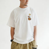 (EX514) Plant Graphic Pocket Tee