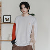 (SW481) Embroidery Patchwork Sweater