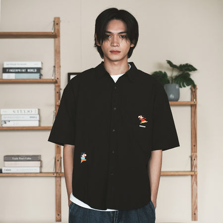 (EX515) Pattern Short Sleeve Shirt