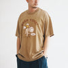 (ZT1624) Sloth Beer Graphic Washed Tee