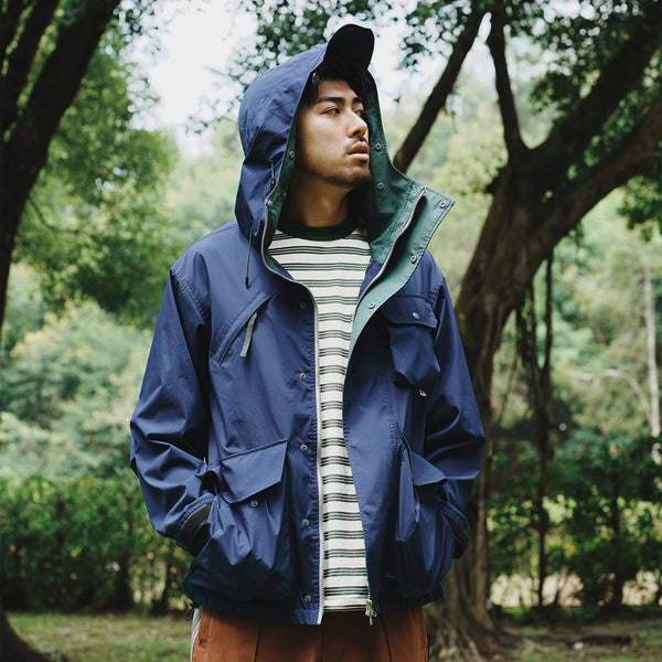 (JK358) Detachable Face Mask Mountain Parka