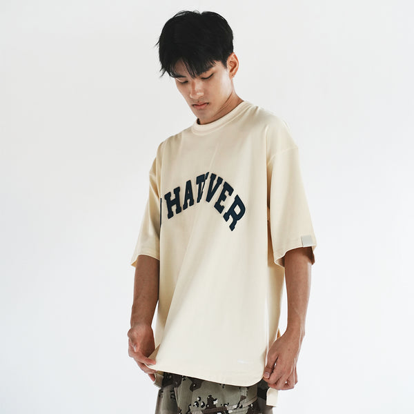 (TP1443) Message Embrodery Tee