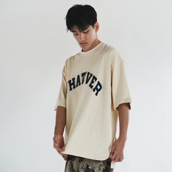 (TP1443) Message Embrodery Tee