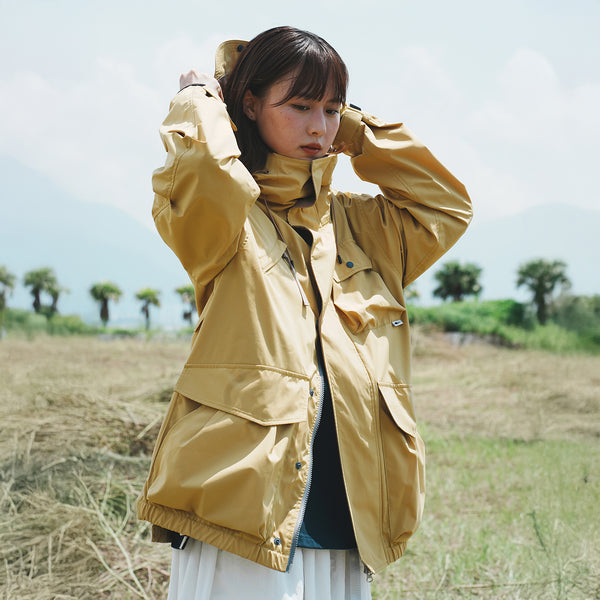 (JK358) Detachable Face Mask Mountain Parka