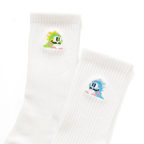 (EX461) Graphic Embroidery Socks