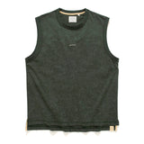 (YV1401) Acid Wash Embroidery Vest (Online Exclusive)