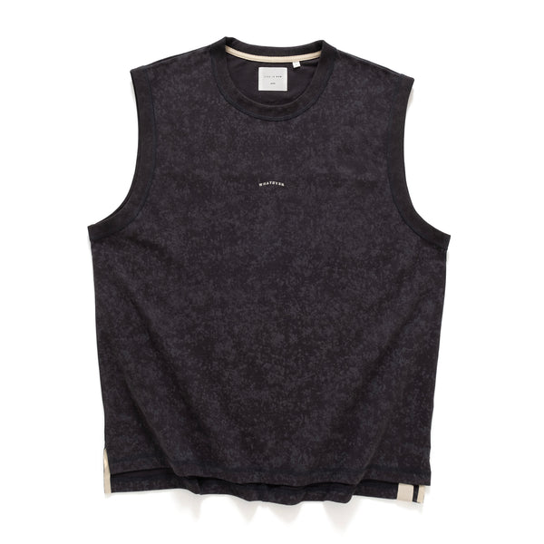 (YV1401) Acid Wash Embroidery Vest (Online Exclusive)