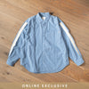 (YS379) Sleeve Patchwork Shirt (Online Exclusive)