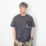 (ZT1465) Japan Icon Flap Pocket Tee