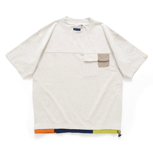 (TP1347) Crazy Color Fake Layer Tee