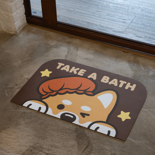(AA522) Take a Bath Bathroom Carpet