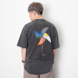 (ZT1486) Windmill Patchwork Tee