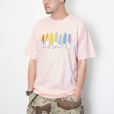 (ZT1489) Rainbow Surfers Graphic Tee