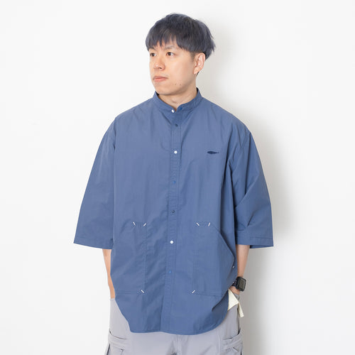 (YS393) Color Button Short Sleeve Shirt