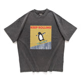 (ZT1496) Keep Rolling Graphic Tee