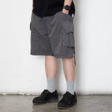 (SP370) Garment Dye Wash Cargo Shorts