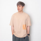 (ZT1511) Giraffe Embroidery Double Pocket Tee