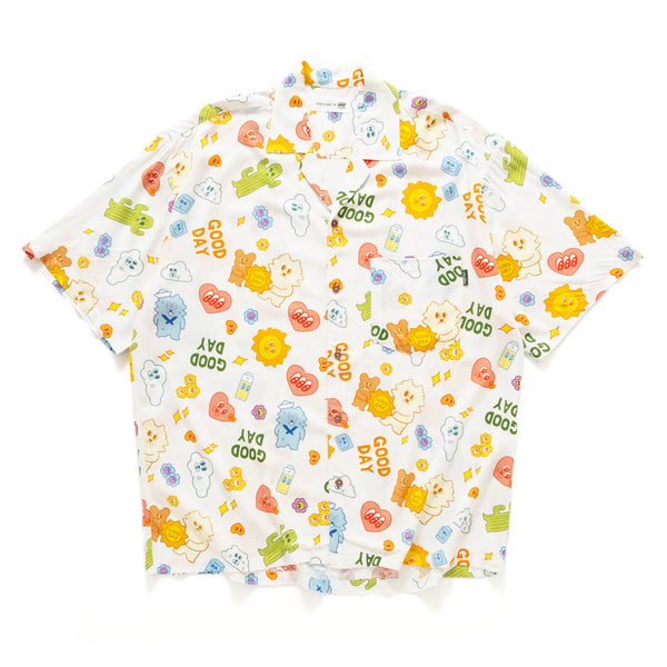 (EX515) Pattern Short Sleeve Shirt