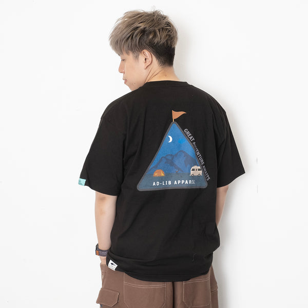 (ZT1544) Night Outdoor Graphic Tee