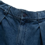 (PT376) Denim Cargo Baggy Pants