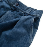 (PT376) Denim Cargo Baggy Pants