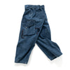 (PT376) Denim Cargo Baggy Pants