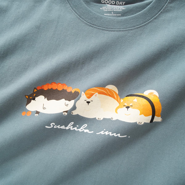 (ZT1552) Sushiba Inu Graphic Tee