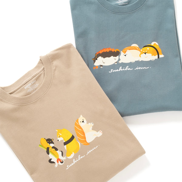 (ZT1552) Sushiba Inu Graphic Tee