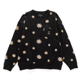 (SW477) Daisy Allover Print Sweater