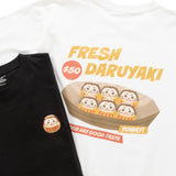 (ZT1561) Fresh Daruyaki Graphic Embroidery Tee