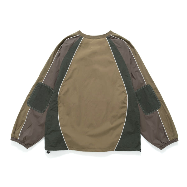 (SW471) Tech Patchwork Outdoor Pullover