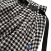 (DS018) Belted Checked Skirt