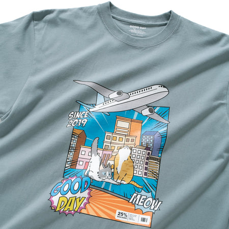 (ZT753) Colorful City Graphic Tee