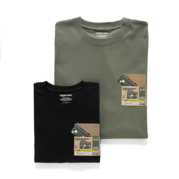 (ZT1540) Toybox Tramway Pocket Tee