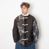 (JK370) Patchwork  Quilted Liner Jacket